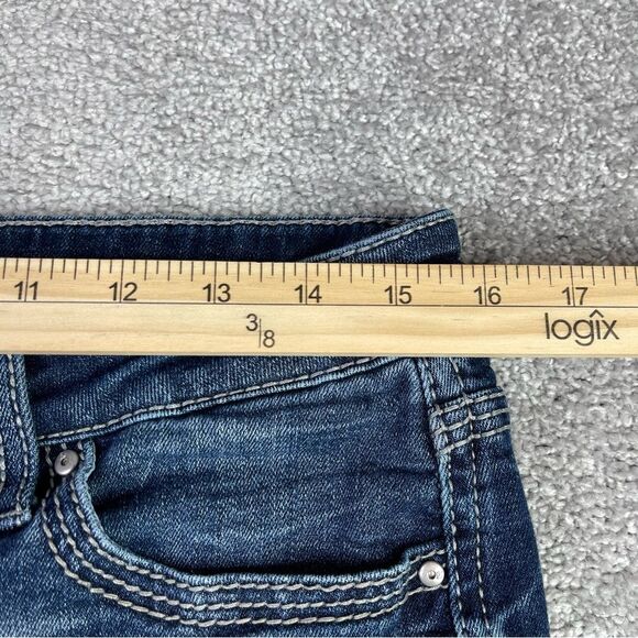 Daytrip Virgo Capri Jeans Women’s 30X24 Blue Straight Mod-Rise Dark Denim - Picture 9 of 13